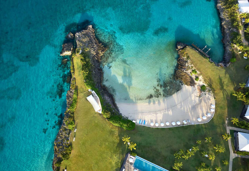 The Cove Eleuthera Bahamas resort birds eye view
